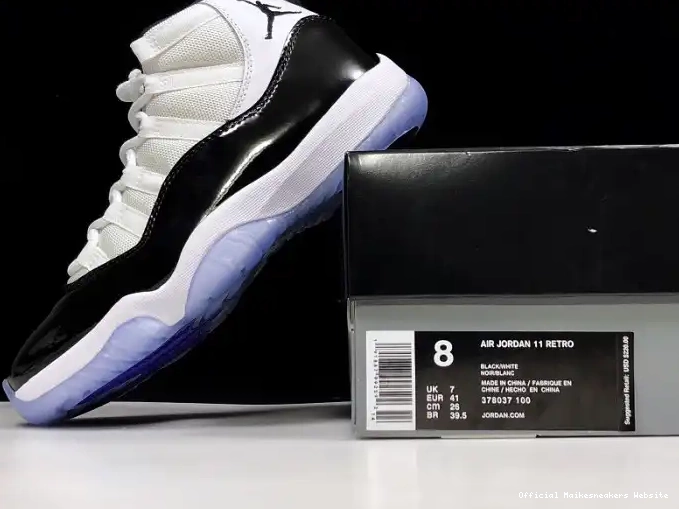 Official Maikesneakers 11 Jordan Retro 378037-100 Air 2018 